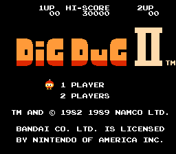 Dig Dug II - Trouble in Paradise (USA)